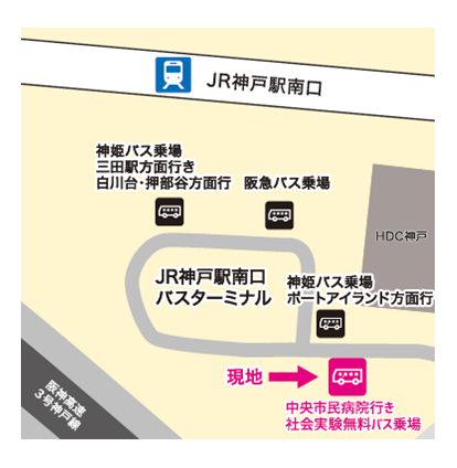 JR神戸駅前